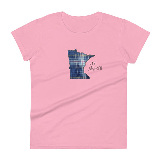 Women's T-Shirt Minnesota Plaid