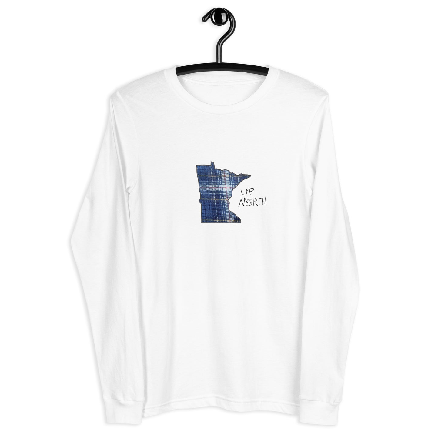 Unisex Long Sleeve T-Shirt Minnesota Plaid