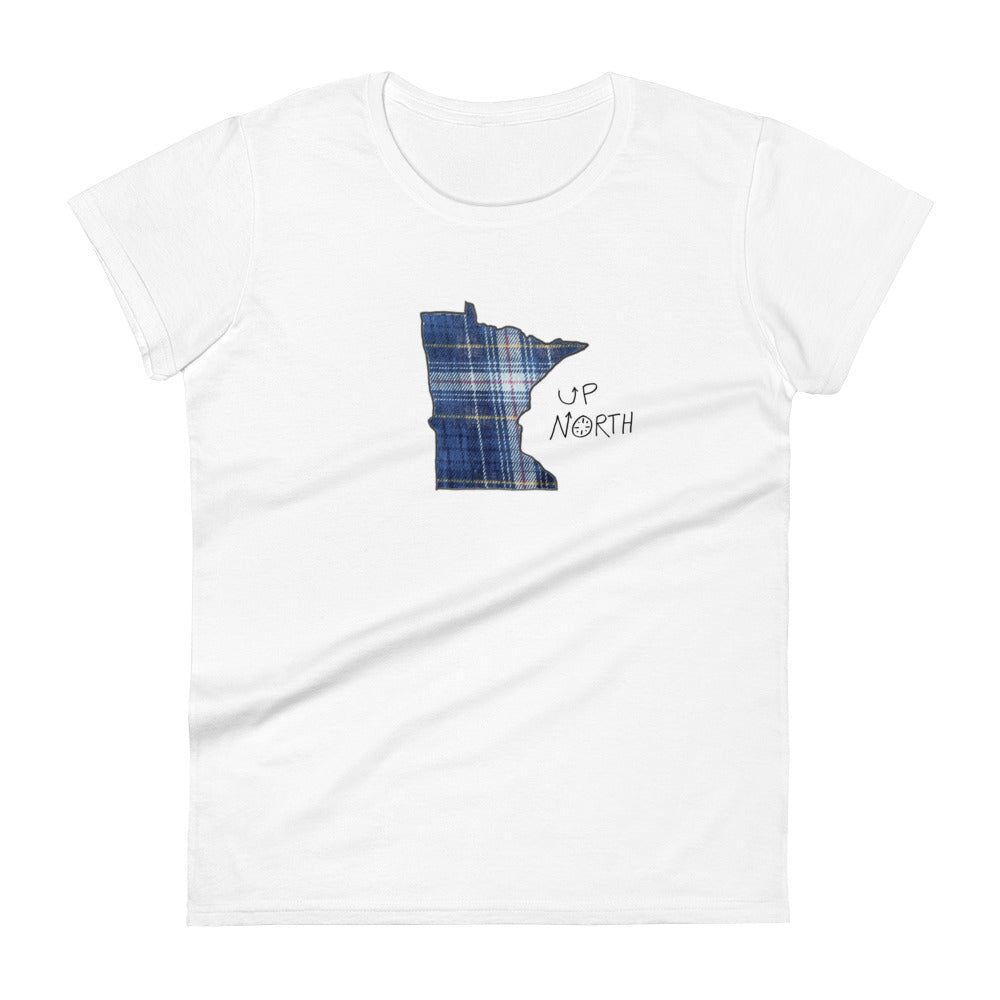 Women's T-Shirt Minnesota Plaid