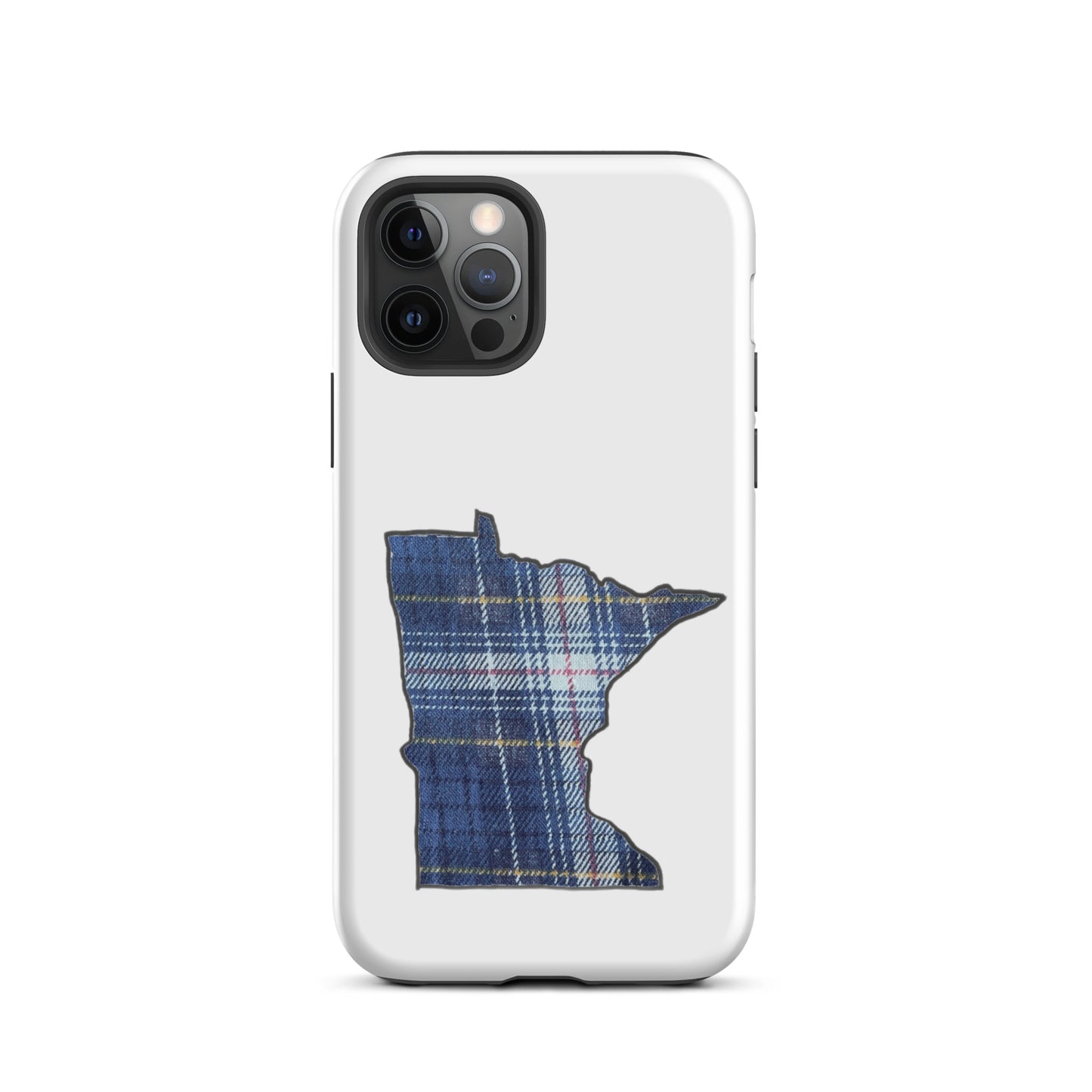 Tough iPhone Case Minnesota Plaid
