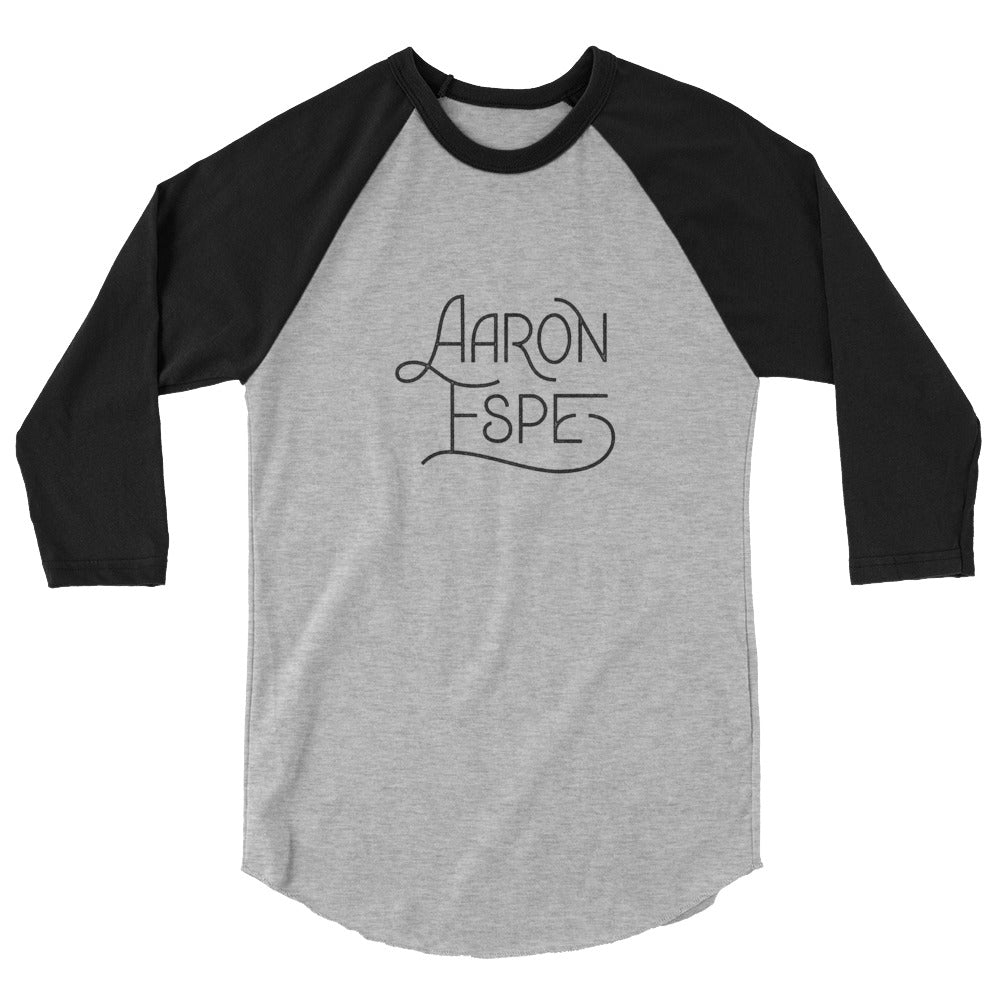 3/4 Sleeve Raglan T-Shirt Aaron Espe Logo