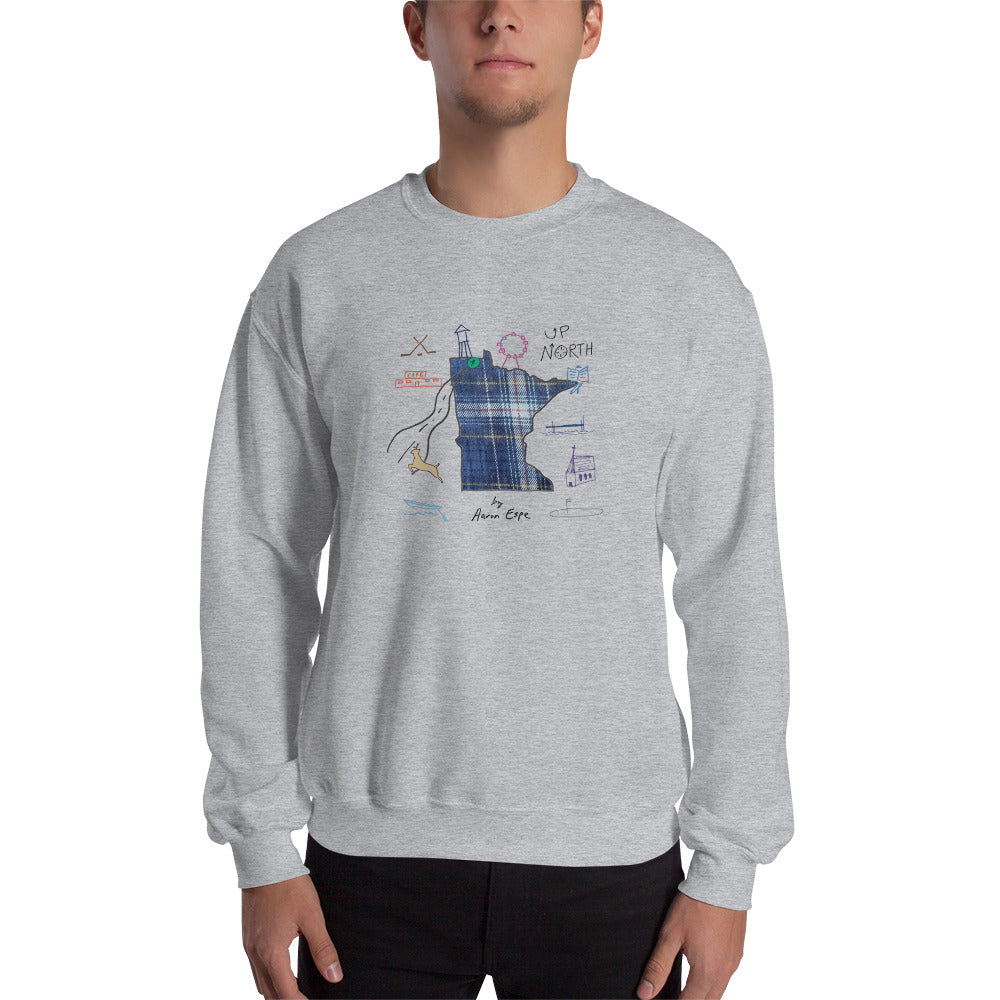 Unisex Sweatshirt Up North Art