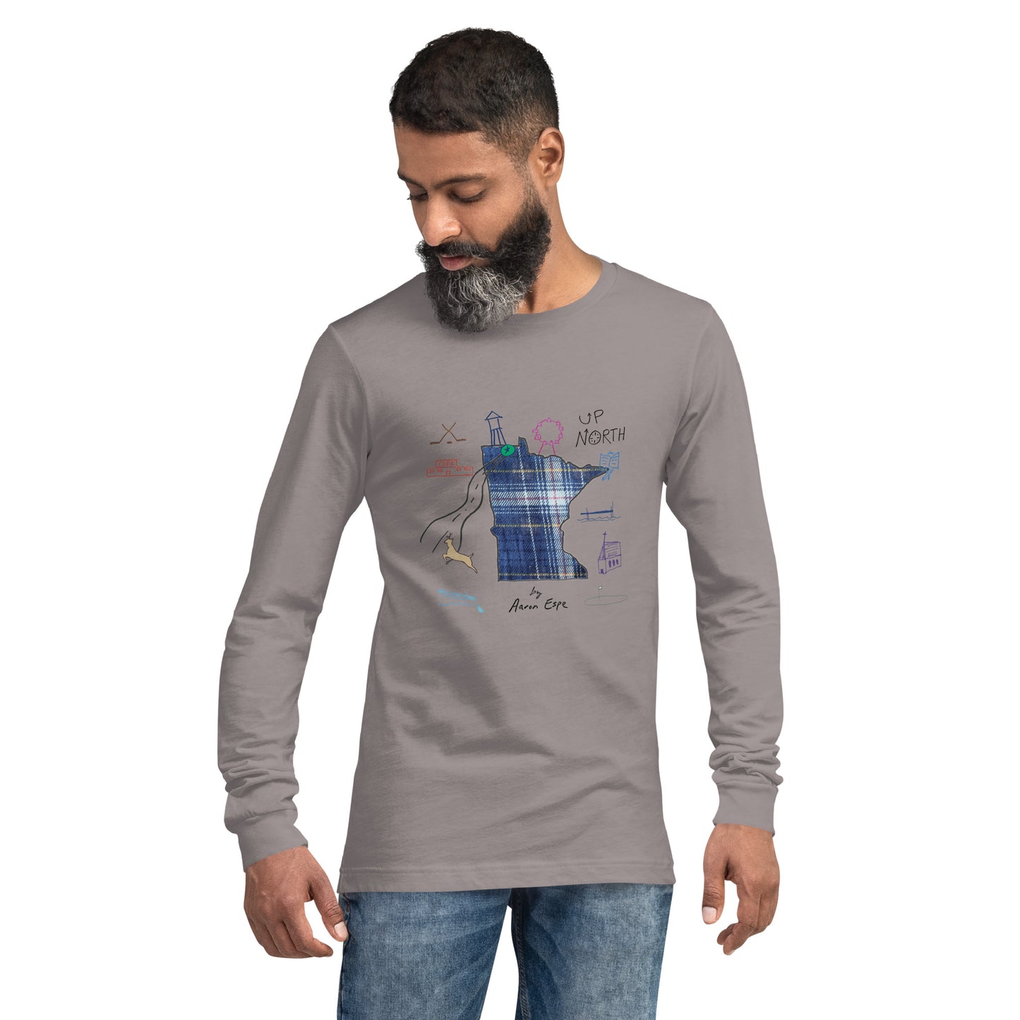 Unisex Long Sleeve T-Shirt Up North Art