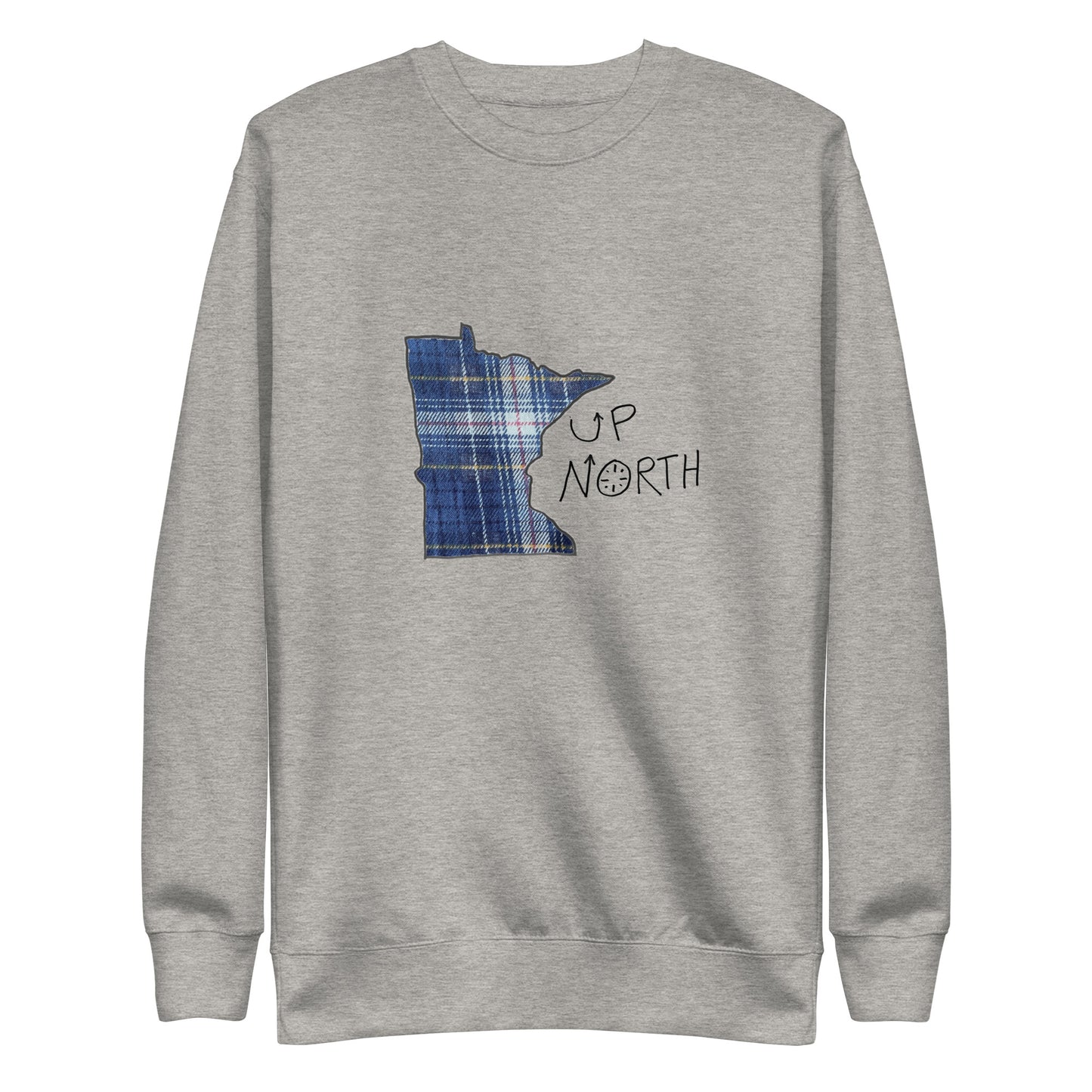 Unisex Premium Sweatshirt Minnesota Plaid