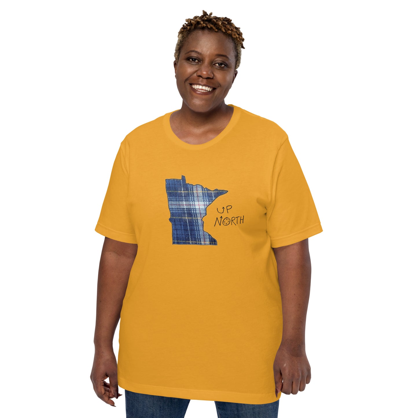 Unisex T-Shirt Minnesota Plaid