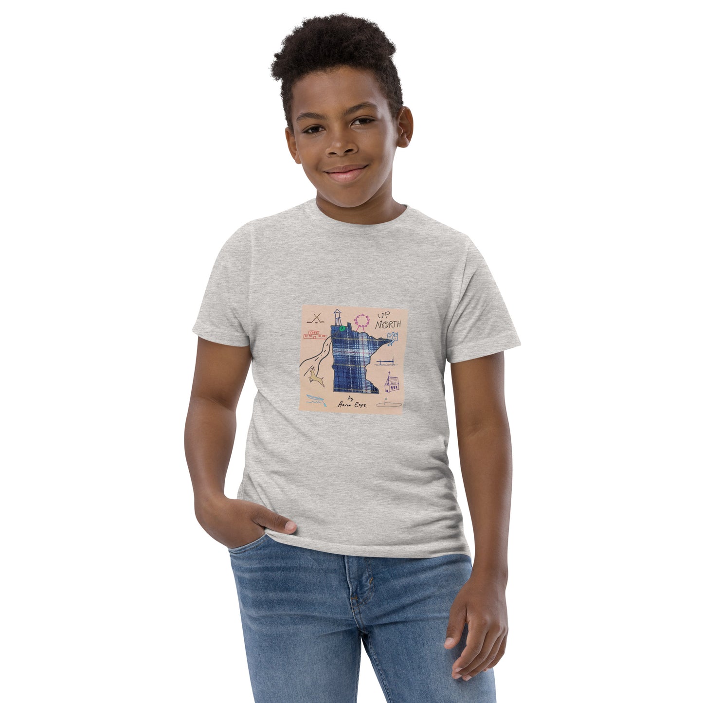 Youth Jersey T-Shirt Up North Cover