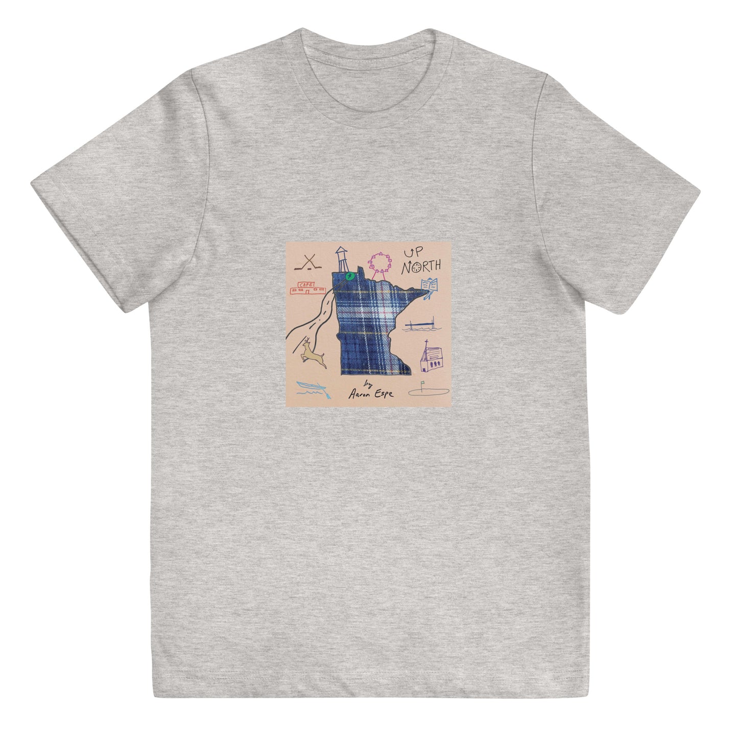 Youth Jersey T-Shirt Up North Cover